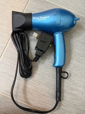 BaBylissPRO Nano Titanium Blue Travel Hair Dryer